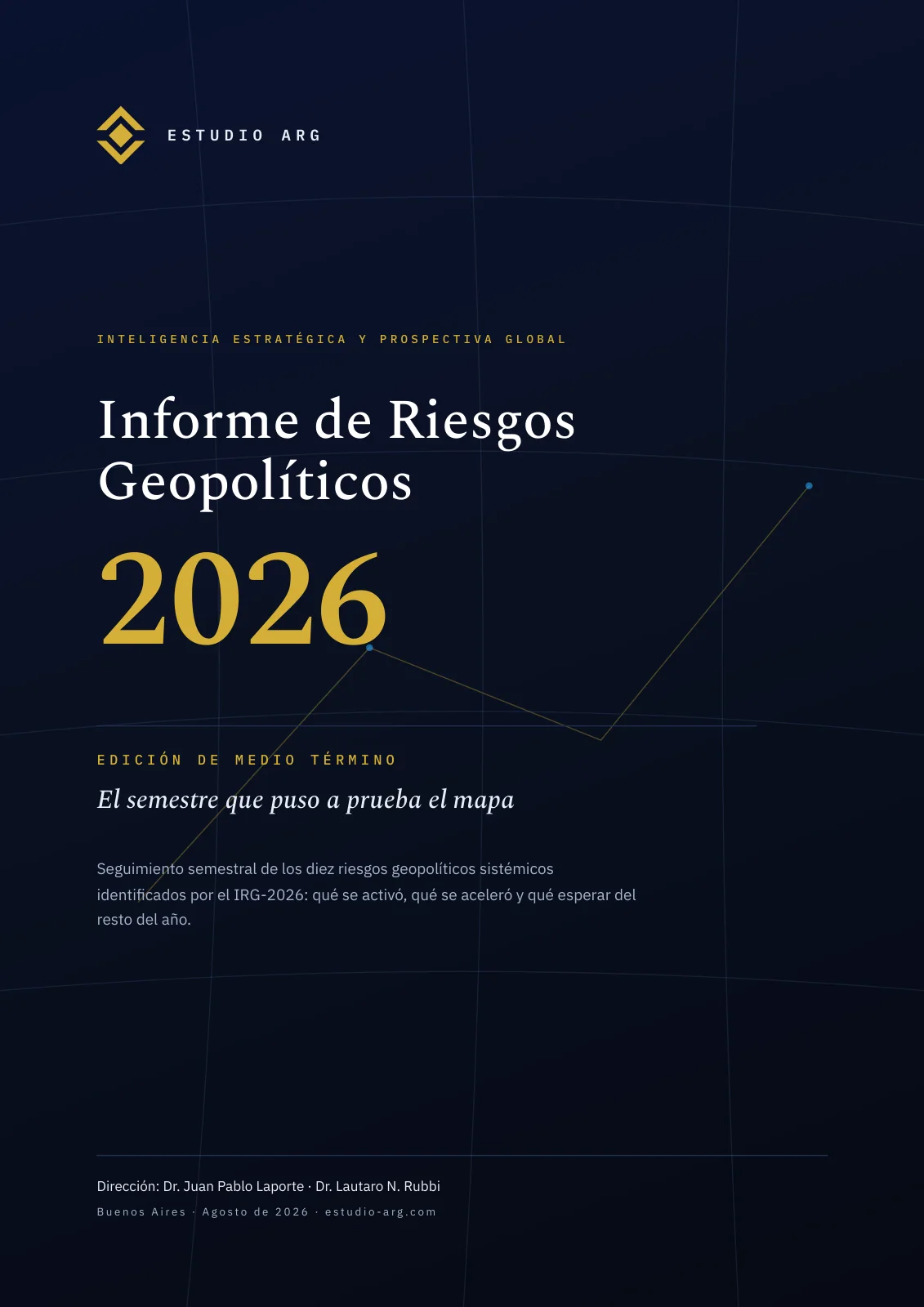 Tapa del Informe de Riesgos Geopolíticos 2026, edición de medio término